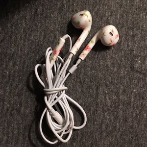 Floral earphones